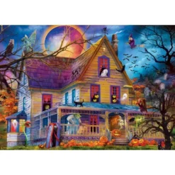 MasterPieces 500 Piece Glow In The Dark Halloween Puzzle - Fright Night -Games and Puzzles Shop GUEST 4360935e a7a2 4e4a 93e6 534a32a05ebb