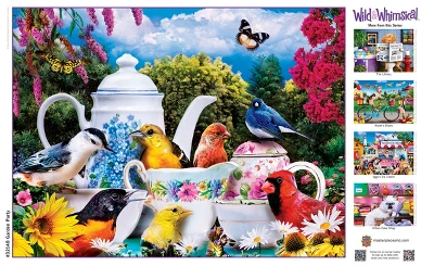 MasterPieces 300 Piece EZ Grip Jigsaw Puzzle - Garden Party - 18"x24" 6 MasterPieces 300 Piece EZ Grip Jigsaw Puzzle - Garden Party - 18"x24" - Image 4