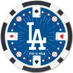 MasterPieces Casino 100 Piece Poker Chip Set - MLB Los Angeles Dodgers -Games and Puzzles Shop GUEST 44718125 91e9 45b0 a123 6630dbcb63ee