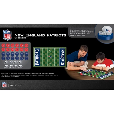 MasterPieces Officially Licensed NFL New England Patriots Checkers Board Game For Families And Kids Ages 6 And Up 5 MasterPieces Officially Licensed NFL New England Patriots Checkers Board Game For Families And Kids Ages 6 And Up - Image 3
