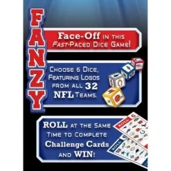 MasterPieces Family Game - NFL Fanzy Dice Game - Officially Licensed Game For Kids & Adults -Games and Puzzles Shop GUEST 44ab2f73 8d17 4552 a370 02577140e315