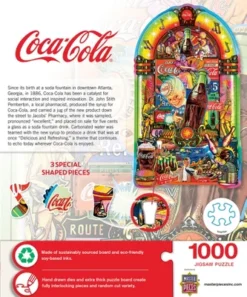 MasterPieces 1000 Piece Jigsaw Puzzle - Coca-Cola Jukebox - 21"x35" 10 MasterPieces 1000 Piece Jigsaw Puzzle - Coca-Cola Jukebox - 21"x35" -Games and Puzzles Shop GUEST 4636b6d4 50d9 47a6 8e18 e758861f6927
