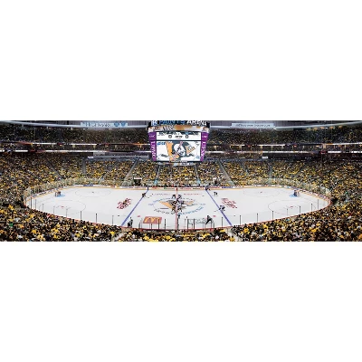 MasterPieces Sports Panoramic Puzzle - NHL Pittsburgh Penguins Center View 4 MasterPieces Sports Panoramic Puzzle - NHL Pittsburgh Penguins Center View - Image 2
