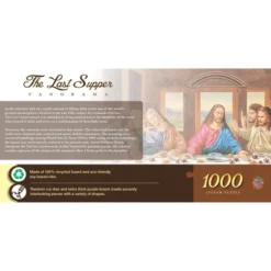 MasterPieces 1000 Piece Jigsaw Puzzle - The Last Supper - 13"x39" -Games and Puzzles Shop GUEST 46d6d260 6381 45d2 ab77 8aae03e7990e