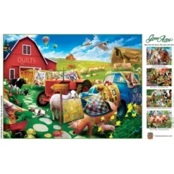 MasterPieces 300 Piece EZ Grip Jigsaw Puzzle - Quilt Country - 18"x24" -Games and Puzzles Shop GUEST 474c39e1 a75b 4036 b227 9d353400349e