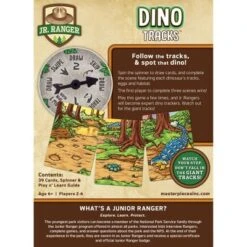 MasterPieces Kids Games - Jr Ranger - Dino Tracks Kids Card Game -Games and Puzzles Shop GUEST 478d9056 5f88 4c17 9f2f 97cc65e57f49
