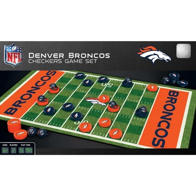 MasterPieces Officially Licensed NFL Denver Broncos Checkers Board Game For Families And Kids Ages 6 And Up 3 MasterPieces Officially Licensed NFL Denver Broncos Checkers Board Game For Families And Kids Ages 6 And Up