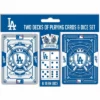 MasterPieces Officially Licensed MLB Los Angeles Dodgers 2-Pack Playing Cards & Dice Set For Adults -Games and Puzzles Shop GUEST 47f7ca60 efa9 4aee 8881 d2f2837154f8