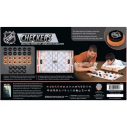 MasterPieces Officially Licensed NHL Philadelphia Flyers Checkers Board Game For Families And Kids Ages 6 And Up -Games and Puzzles Shop GUEST 4824257c 77b7 40b8 9f91 99ac4aae4ed6