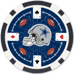MasterPieces Casino Style 100 Piece Poker Chip Set - NFL Dallas Cowboys -Games and Puzzles Shop GUEST 48242d89 9314 4af7 955e 253e34f0f4af