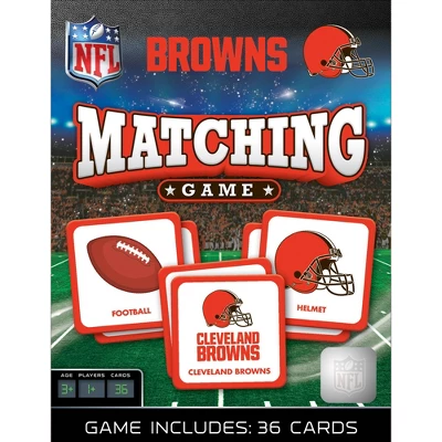 MasterPieces Officially Licensed NFL Cleveland Browns Matching Game For Kids And Families 3 MasterPieces Officially Licensed NFL Cleveland Browns Matching Game For Kids And Families
