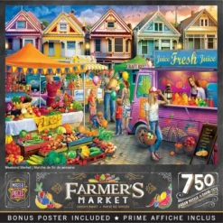 MasterPieces 750 Piece Jigsaw Puzzle For Adults - Weekend Market - 18"x24"
