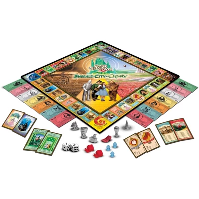 MasterPieces Opoly Family Board Games - The Wizard Of Oz Emerald City Opoly 4 MasterPieces Opoly Family Board Games - The Wizard Of Oz Emerald City Opoly - Image 2