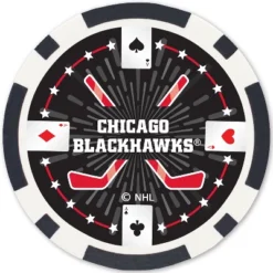 MasterPieces Casino Style 100 Piece Poker Chip Set - NHL Chicago Blackhawks -Games and Puzzles Shop GUEST 49d09321 37ca 484c 9778 17e593550b0c