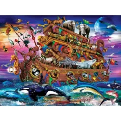 MasterPieces 300 Piece EZ Grip Jigsaw Puzzle - Noah's Arc - 18"x24" -Games and Puzzles Shop GUEST 4c7aea57 349a 4bea 9fd2 e85bdd0d3834