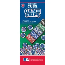 MasterPieces Casino Style 100 Piece Poker Chip Set - MLB Chicago Cubs -Games and Puzzles Shop GUEST 4c8f9a66 7632 47a9 a413 b6d42a34eab2