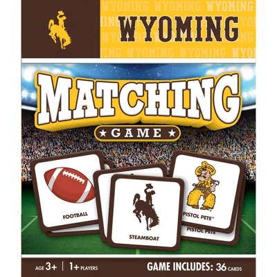 MasterPieces Officially Licensed NCAA Wyoming Cowboys Matching Game For Kids And Families 3 MasterPieces Officially Licensed NCAA Wyoming Cowboys Matching Game For Kids And Families