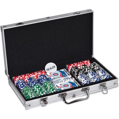 MasterPieces Casino Style 300 Piece Poker Chip Set - MLB Chicago Cubs 4 MasterPieces Casino Style 300 Piece Poker Chip Set - MLB Chicago Cubs - Image 2
