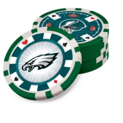 MasterPieces 300 Piece Poker Chip Set - NFL Philadelphia Eagles -Games and Puzzles Shop GUEST 4db13c41 4f77 4bed 825d 5bbddb5c3d7d