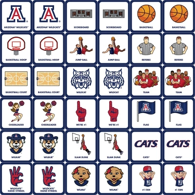 MasterPieces Officially Licensed NCAA Arizona Wildcats Matching Game For Kids And Families 4 MasterPieces Officially Licensed NCAA Arizona Wildcats Matching Game For Kids And Families - Image 2