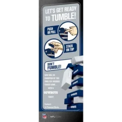 MasterPieces Real Wood Block Tumble Towers - NFL Dallas Cowboys -Games and Puzzles Shop GUEST 4fa23db8 316b 41f6 92b4 511d4e9decfe