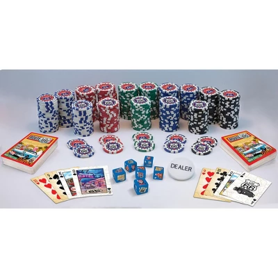MasterPieces Casino Style 300 Piece Poker Chip Set - Route 66 Theme 3 MasterPieces Casino Style 300 Piece Poker Chip Set - Route 66 Theme