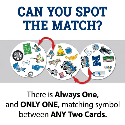 MasterPieces Officially Licensed NFL Detroit Lions Spot It Game For Kids And Adults 5 MasterPieces Officially Licensed NFL Detroit Lions Spot It Game For Kids And Adults - Image 3