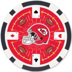MasterPieces Casino Style 100 Piece Poker Chip Set - NFL Kansas City Chiefs -Games and Puzzles Shop GUEST 5220a3fd 8836 4ae0 b6ca 10f6dcf0a122