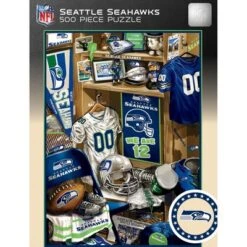 MasterPieces 500 Piece Puzzle - Seattle Seahawks Locker Room - 15"x21"