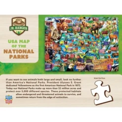 MasterPieces 100 Piece Jigsaw Puzzle For Kids - National Parks Map -Games and Puzzles Shop GUEST 54db800d efd7 4c4d 9414 d4ae0c9f0312