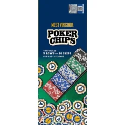 MasterPieces Casino Style 100 Piece Poker Chip Set - NCAA WVU Mountaineers -Games and Puzzles Shop GUEST 55dcc51f 4811 46ff a6df f3d4d6a169bb