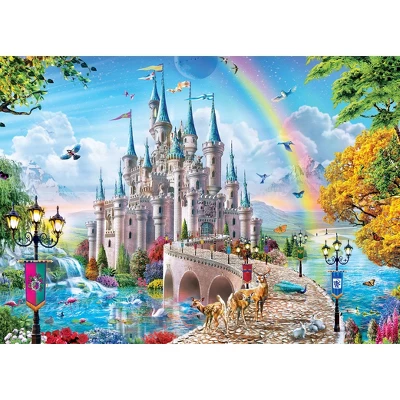 MasterPieces 1000 Piece Jigsaw Puzzle - Fairyland Castle - 19.25"x26.75" 4 MasterPieces 1000 Piece Jigsaw Puzzle - Fairyland Castle - 19.25"x26.75" - Image 2
