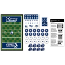 MasterPieces Officially Licensed NFL Los Angeles Rams Checkers Board Game For Families And Kids Ages 6 And Up -Games and Puzzles Shop GUEST 59f59f5e 9b03 481c 90f0 f2b94623cac0