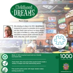 MasterPieces 1000 Piece Jigsaw Puzzle - Wayne's Garage - 19.25"x26.75" -Games and Puzzles Shop GUEST 5aa957da ff86 4120 8fa6 5f103c95f914