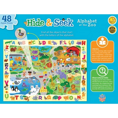 MasterPieces 48 Piece Kids Jigsaw Puzzle - Alphabet At The Zoo - 14"x19" 5 MasterPieces 48 Piece Kids Jigsaw Puzzle - Alphabet At The Zoo - 14"x19" - Image 3