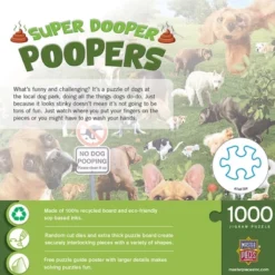 MasterPieces 1000 Piece Jigsaw Puzzle - Super Dooper Pooper - 19.25"x26.75" -Games and Puzzles Shop GUEST 5b07f70d 8586 40e1 9f4b b441a88e4bc9