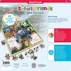 MasterPieces 48 Piece Jigsaw Puzzle For Kids - Safari Friends - 12"x12" 8 MasterPieces 48 Piece Jigsaw Puzzle For Kids - Safari Friends - 12"x12" -Games and Puzzles Shop GUEST 5b2a9572 bac7 4d68 9682 defe8666b9c0