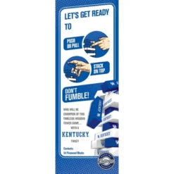 MasterPieces Real Wood Block Tumble Towers - NCAA Kentucky Wildcats -Games and Puzzles Shop GUEST 5ba308dc c0f3 4c38 951f b338df1d4387
