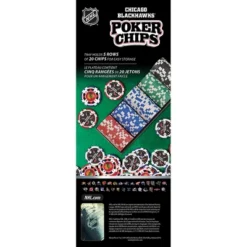 MasterPieces Casino Style 100 Piece Poker Chip Set - NHL Chicago Blackhawks -Games and Puzzles Shop GUEST 5d247374 69f7 40e0 af53 b36ff728c5fe