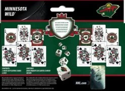MasterPieces Officially Licensed NHL Minnesota Wild 2-Pack Playing Cards & Dice Set For Adults -Games and Puzzles Shop GUEST 5d486ae5 483a 4b54 a626 ecef761a0ecf
