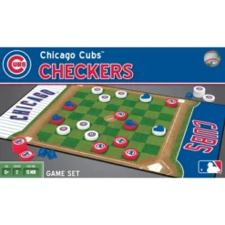 MasterPieces Officially Licensed MLB Chicago Cubs Checkers Board Game For Families And Kids Ages 6 And Up
