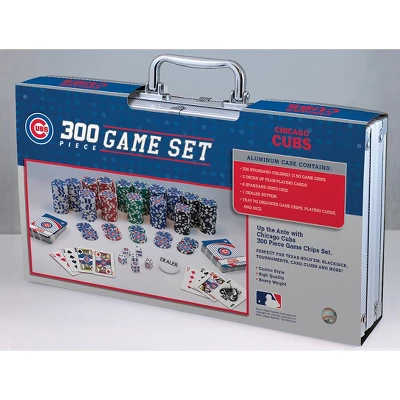 MasterPieces Casino Style 300 Piece Poker Chip Set - MLB Chicago Cubs 5 MasterPieces Casino Style 300 Piece Poker Chip Set - MLB Chicago Cubs - Image 3