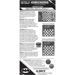 MasterPieces Officially Licensed Batman Checkers Board Game For Families And Kids Ages 6 And Up -Games and Puzzles Shop GUEST 5e876ef6 acd4 4134 a35b 89532970ea5b