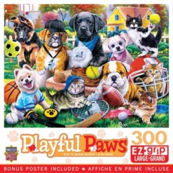 MasterPieces 300 Piece EZ Grip Puzzle - Play It Again Sports - 18"x24"