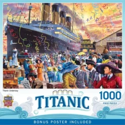 MasterPieces 1000 Piece Jigsaw Puzzle - Titanic Underway - 19.25"x26.75"