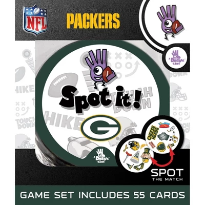 MasterPieces Officially Licensed NFL Green Bay Packers Spot It Game For Kids And Adults 3 MasterPieces Officially Licensed NFL Green Bay Packers Spot It Game For Kids And Adults
