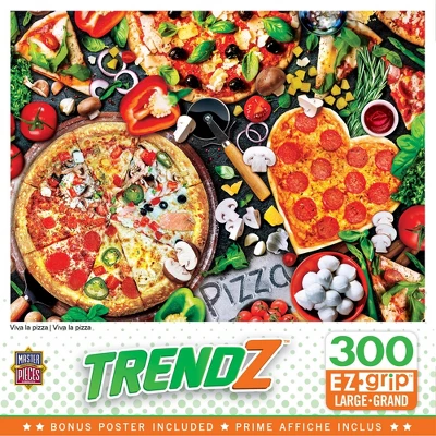 MasterPieces 300 Piece EZ Grip Jigsaw Puzzle - Viva La Pizza - 18"x24" 3 MasterPieces 300 Piece EZ Grip Jigsaw Puzzle - Viva La Pizza - 18"x24"