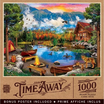 MasterPieces 1000 Piece Jigsaw Puzzle - Sunset Canoe - 19.25"x26.75" 3 MasterPieces 1000 Piece Jigsaw Puzzle - Sunset Canoe - 19.25"x26.75"