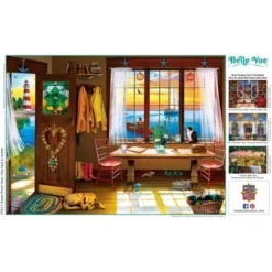 MasterPieces 1000 Piece Jigsaw Puzzle - Ocean Front View - 19.25"x26.75" -Games and Puzzles Shop GUEST 614f36ca d4bf 4208 a519 752b1820e1a3