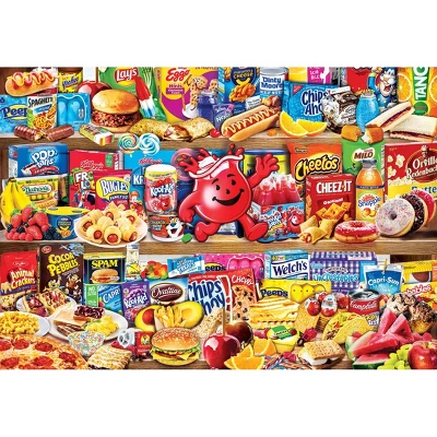 MasterPieces 2000 Piece Jigsaw Puzzle - Kids' Favorite Foods - 39"x27" 4 MasterPieces 2000 Piece Jigsaw Puzzle - Kids' Favorite Foods - 39"x27" - Image 2